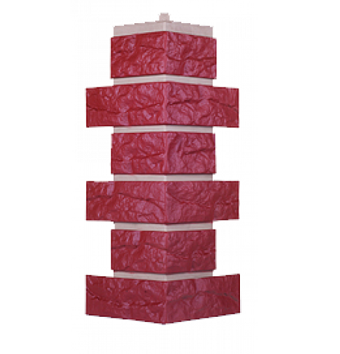 Угол T-Сайдинг-Кирпич Лондон Брик Красный купить в Заводоуковске