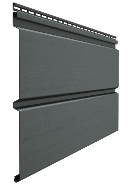Виниловый сайдинг docke (дёке) - профиль D6S графит купить в Заводоуковске