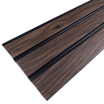 Стеновая панель FineBer  3D орех темный