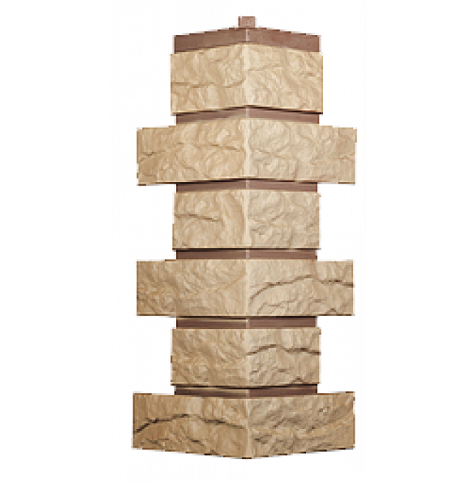 Угол T-Сайдинг-Кирпич Лондон Брик Желтый купить в Заводоуковске