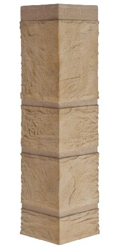 Наружный угол камень (желтый) купить в Заводоуковске