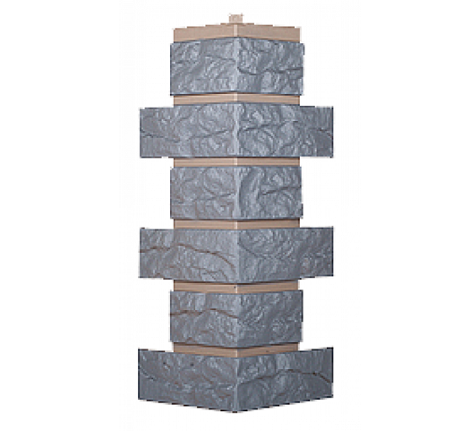 Угол T-Сайдинг-Кирпич Лондон Брик Серый купить в Заводоуковске