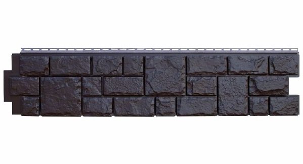 Фасадная панель GL "Я-Фасад" Екатерининский камень, уголь купить в Заводоуковске