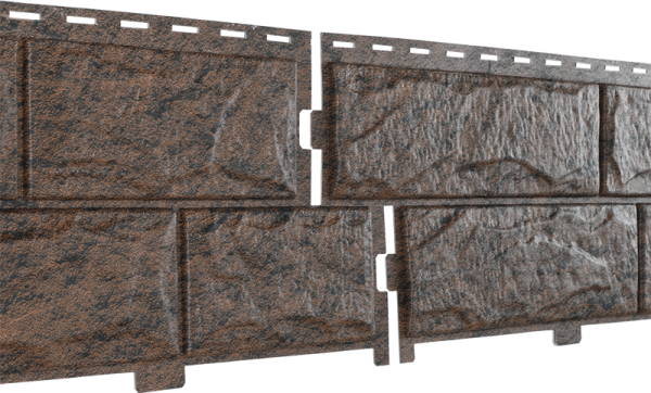 Фасадная панель Ю-Пласт Стоун-хаус камень жженый (двойной замок) купить в Заводоуковске