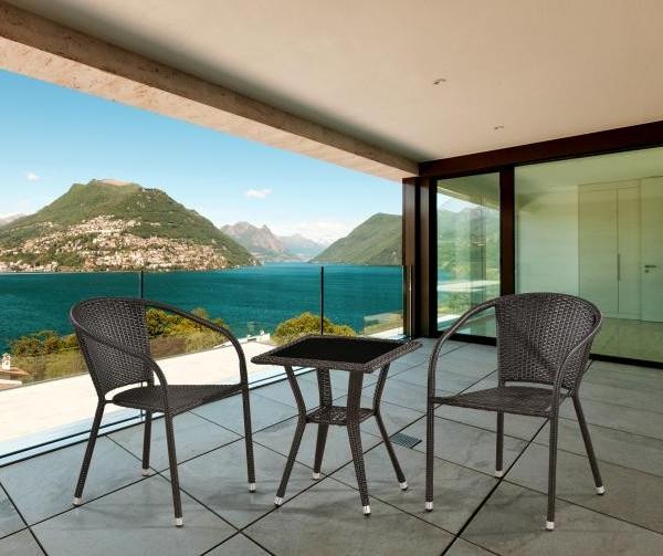 Комплект плетеной мебели AFINA из иск. ротанга T25A/Y137C-W53 Brown 2Pcs купить в Заводоуковске