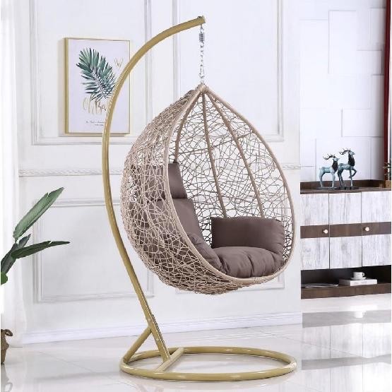 Кресло Подвесное из искусственного ротанга AFM-169A-LB Beige купить в Заводоуковске