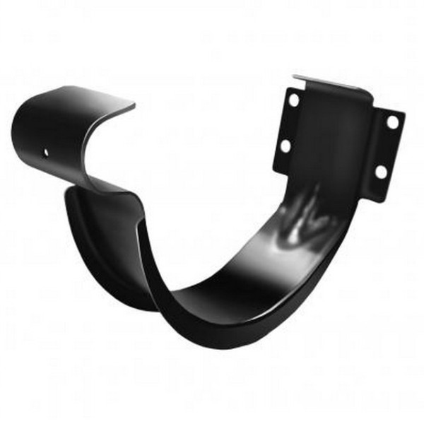 Водосток Grand Line 125x90 – Держатель желоба RAL 9005 купить в Заводоуковске