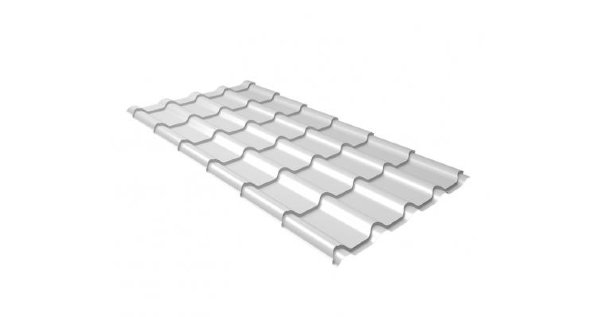 Металлочерепица камея 0,5 Satin RAL 9003 сигнальный белый купить в Заводоуковске