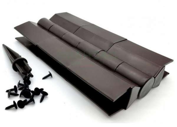 Угловой (стыковочный) шарнир для грядкок ДПК 225мм чёрный купить в Заводоуковске