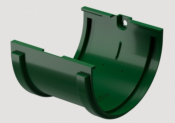 Соединитель желобов ПВХ Docke STANDART зеленый купить в Заводоуковске