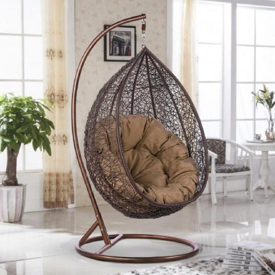 Кресло Подвесное из искусственного ротанга AFM-219A Brown купить в Заводоуковске