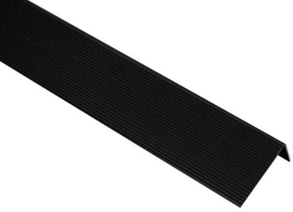 Угол завершающий алюминиевый KRONEX 51,5x30x3000 мм. черный купить в Заводоуковске