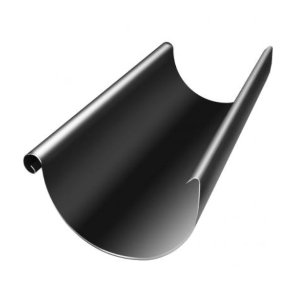 Водосток Grand Line 125x90 – Желоб 3м RAL 9005 купить в Заводоуковске