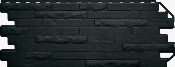 Фасадная панель Цокольный сайдинг Альта-профиль Кирпич-Антик ЭКО Графит купить в Заводоуковске