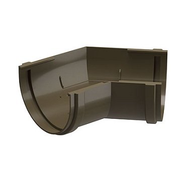 Угол желоба 135˚ Docke Premium ПВХ - Каштан купить в Заводоуковске