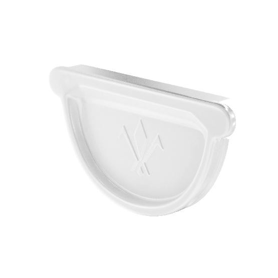 Водосток Aquasistem, система 150/100 - Заглушка универсальная с резиновым уплотнителем RAL 9003 Белый купить в Заводоуковске