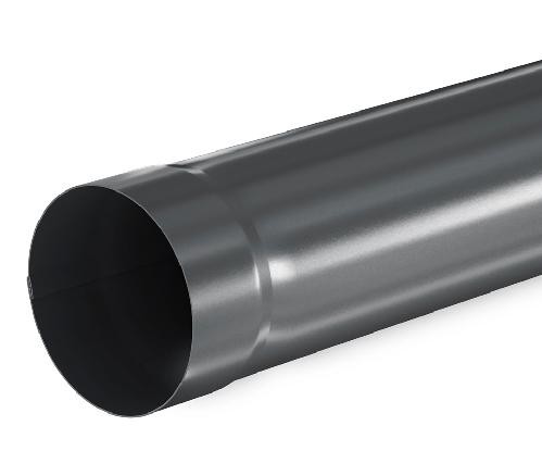 Водосток Aquasistem, система 125x90 - Труба водосточная 3.00м RAL 7024 Тёмно-серый купить в Заводоуковске