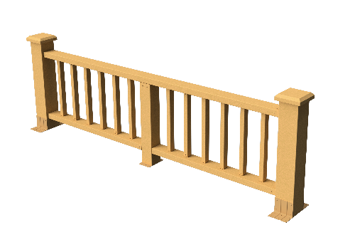 Ограждения декоративное ДПК GRINDERDECO Троя песчаник купить в Заводоуковске