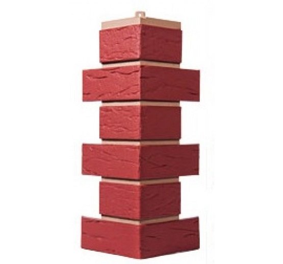 Угол T-Сайдинг-Кирпич Саман Бордо купить в Заводоуковске