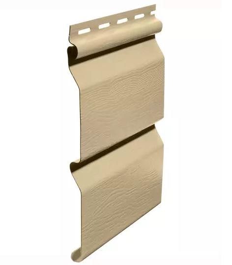 Виниловый сайдинг fineber - "стандарт", бежевый купить в Заводоуковске