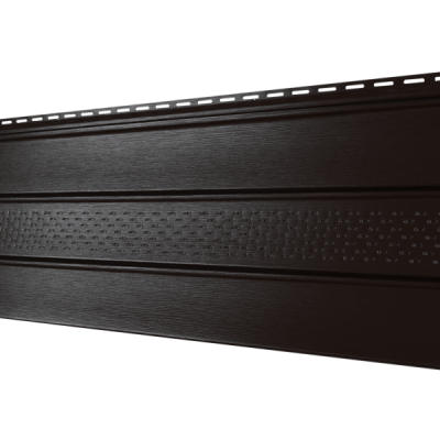 Софит Ю-Пласт PRO Классический перфорация по центру, коричневый