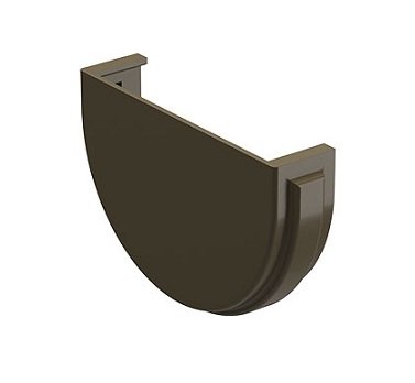 Заглушка желоба Docke Premium ПВХ - Каштан купить в Заводоуковске