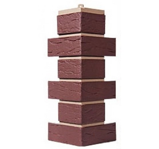 Угол T-Сайдинг-Кирпич Саман Коричневый купить в Заводоуковске