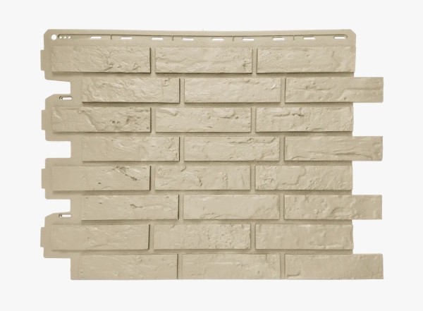 Фасадная панель Альта-Профиль Кирпич Рижский ЭКО Кремовый купить в Заводоуковске