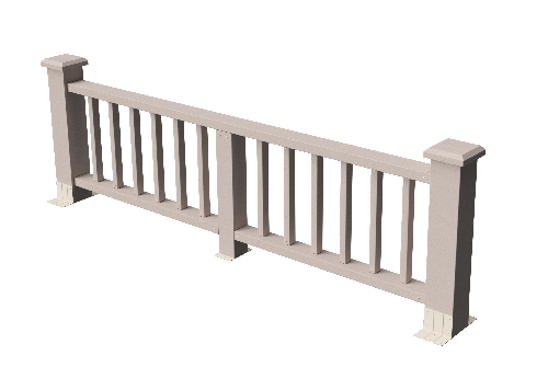 Ограждения декоративное ДПК GRINDERDECO Троя выбеленный дуб купить в Заводоуковске