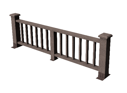 Ограждения декоративное ДПК GRINDERDECO Троя венге купить в Заводоуковске