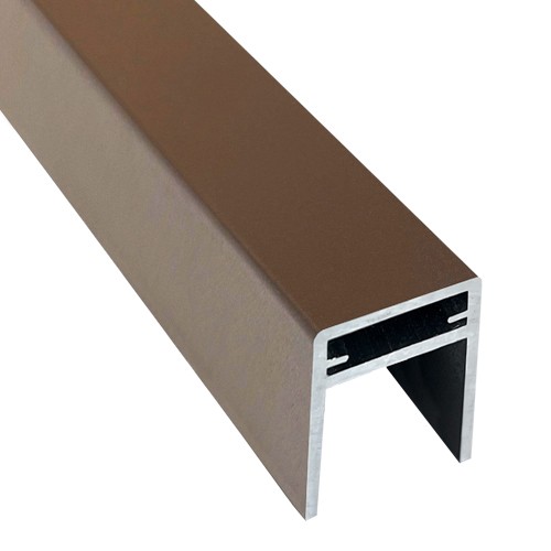 П-профиль Алюминиевый EasyDecking 35x25 Венге купить в Заводоуковске