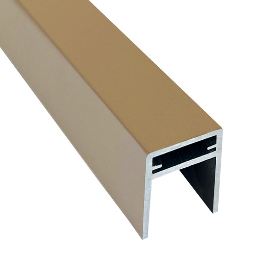 П-профиль Алюминиевый EasyDecking 35x25 Дуб купить в Заводоуковске