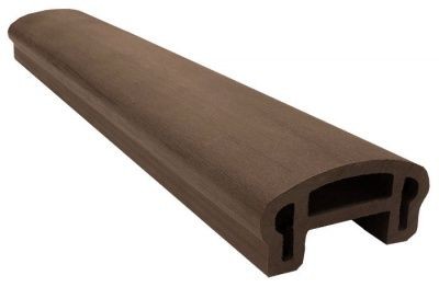 Перила вехнее фигурное Woodvex Select Темно - Коричневый купить в Заводоуковске