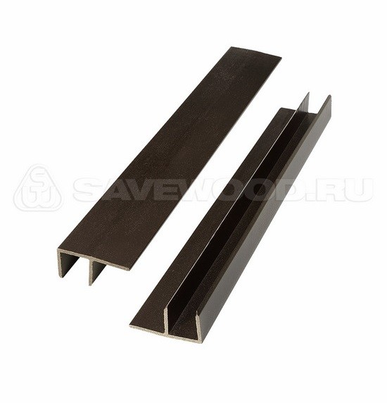 F-профиль ДПК Savewood – Тёмно-коричневый купить в Заводоуковске