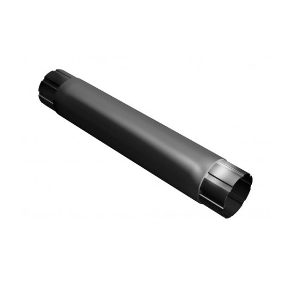 Водосток Grand Line 125x90 – Труба водосточная 1м RAL 9005 купить в Заводоуковске