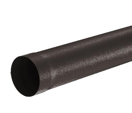 Водосток Aquasistem, Система 150/100 - Труба водосточная 1.00м RR 32 Тёмно-коричневый matt купить в Заводоуковске