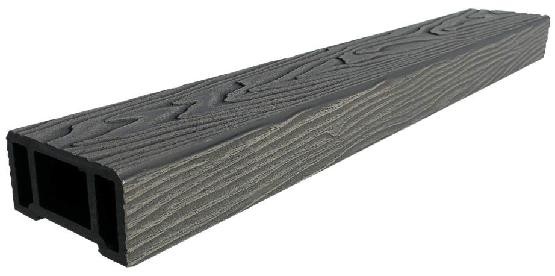 Перила ДПК 3D GardenParkett фактура дерева Графит купить в Заводоуковске