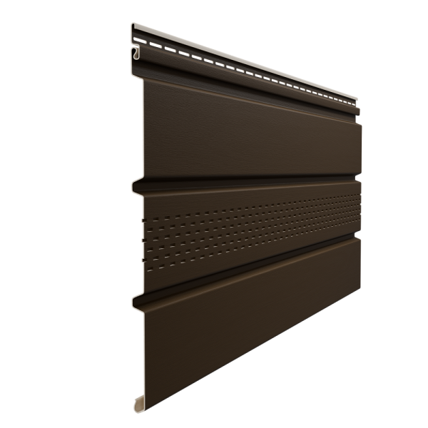 Софит Элит с центральной перфорацией Коричневый (темный дуб) купить в Заводоуковске