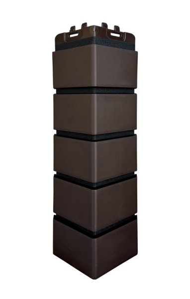 Угол Grand Line клинкерный кирпич ПРЕМИУМ Шоколадный (шов RAL 9005) купить в Заводоуковске