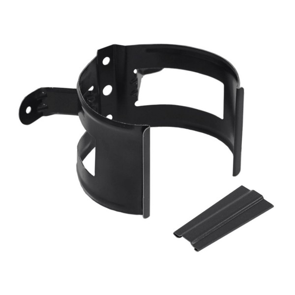 Водосток Grand Line 125x90 – Хомут трубы (на дерево) RAL 9005 купить в Заводоуковске