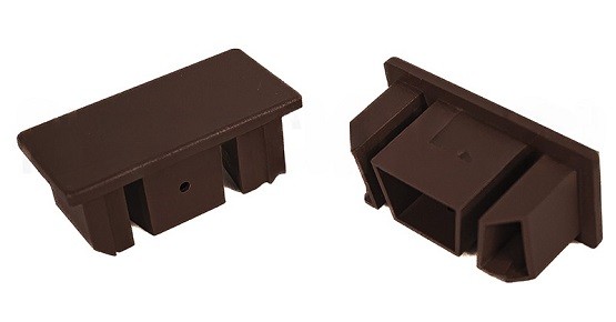 Заглушка для перил торцевая из алюминия GardenParkett Венге купить в Заводоуковске