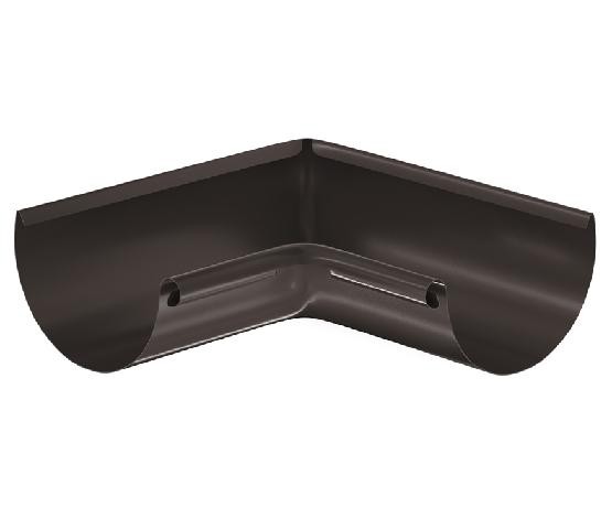 Водосток Aquasistem, система 150/100 - Угол желоба, внутренний 90° RR 32 Тёмно Коричневый купить в Заводоуковске