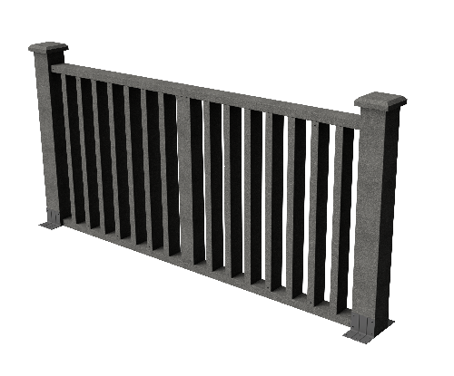Ограждения декоративное ДПК GRINDERDECO Риальто серый базальт купить в Заводоуковске