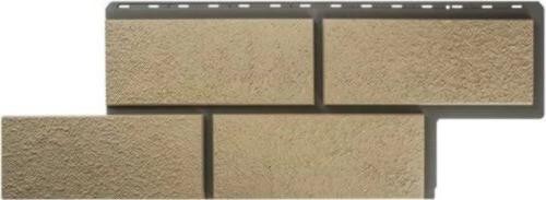 Фасадная панель Альта-Профиль Неаполитанский камень - Слоновая Кость купить в Заводоуковске