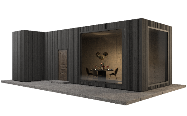 Фасадная панель GRINDERDECO, ДПК,двухсторонняя Серый базальт купить в Заводоуковске