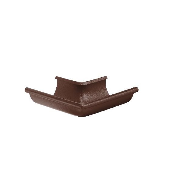 Водосток Aquasistem, Система 150/100 - Угол желоба, наружный 90° RAL 8017 Коричневый matt купить в Заводоуковске