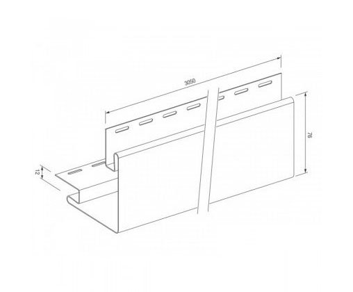 Внешний угол для винилового сайдинга VOX STANDART купить в Заводоуковске