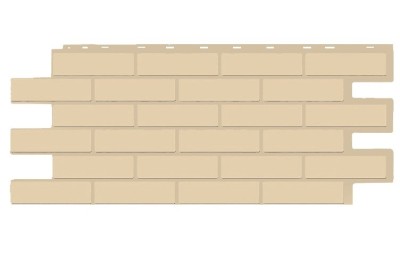 Фасадная панель T-Siding Кирпич Модерн Эко Амбер