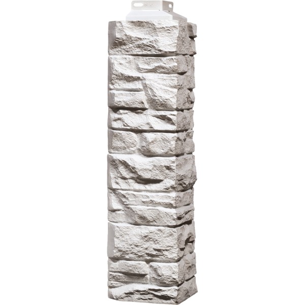 Угол наружный FineBer, Скала, Мелованный белый купить в Заводоуковске