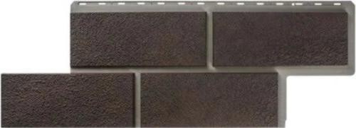 Фасадная панель Альта-Профиль Неаполитанский камень - Коричневый купить в Заводоуковске